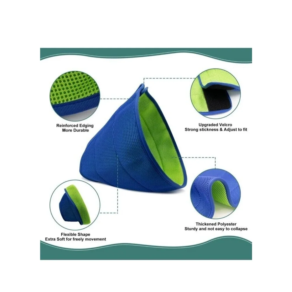 Dog Recovery Cone Collar After Surgery, Adjustable Soft Dog Cone Collar